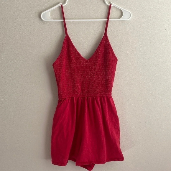 Wild Fable Smocked Tank Top Short Romper​​​​​​​​​​ - Picture 1 of 3